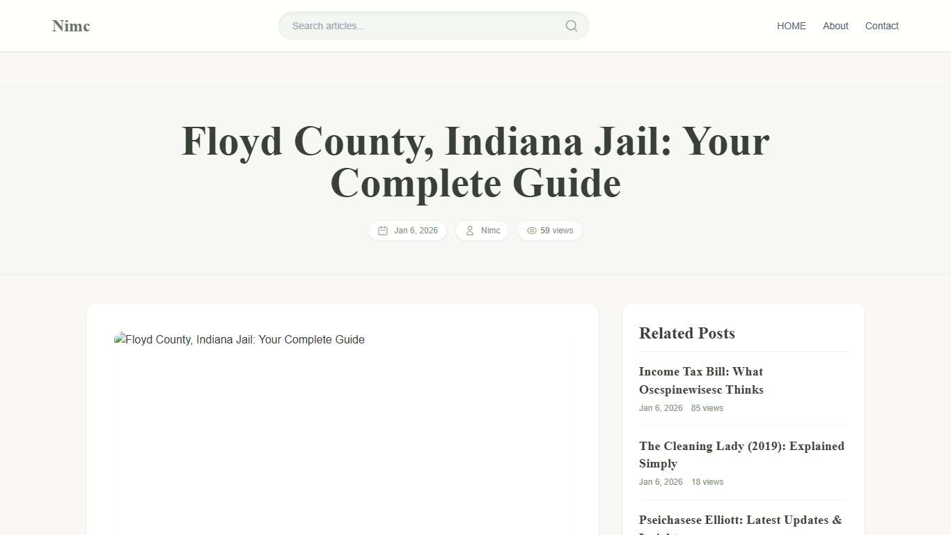 Floyd County, Indiana Jail: Your Complete Guide